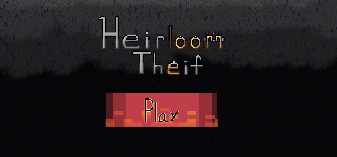 Heirloom Thief title screen.