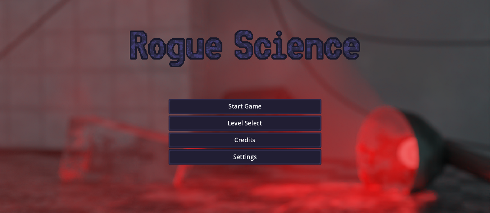 Rogue Science title screen